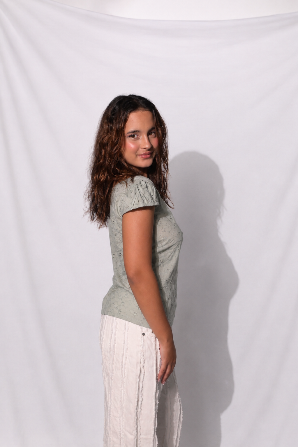 Hakoba Top (sage green)