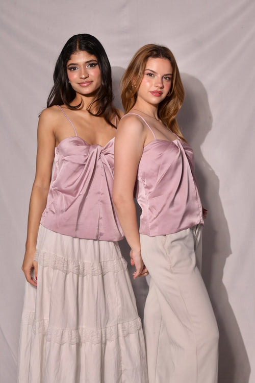 camisole top (dusty rose)